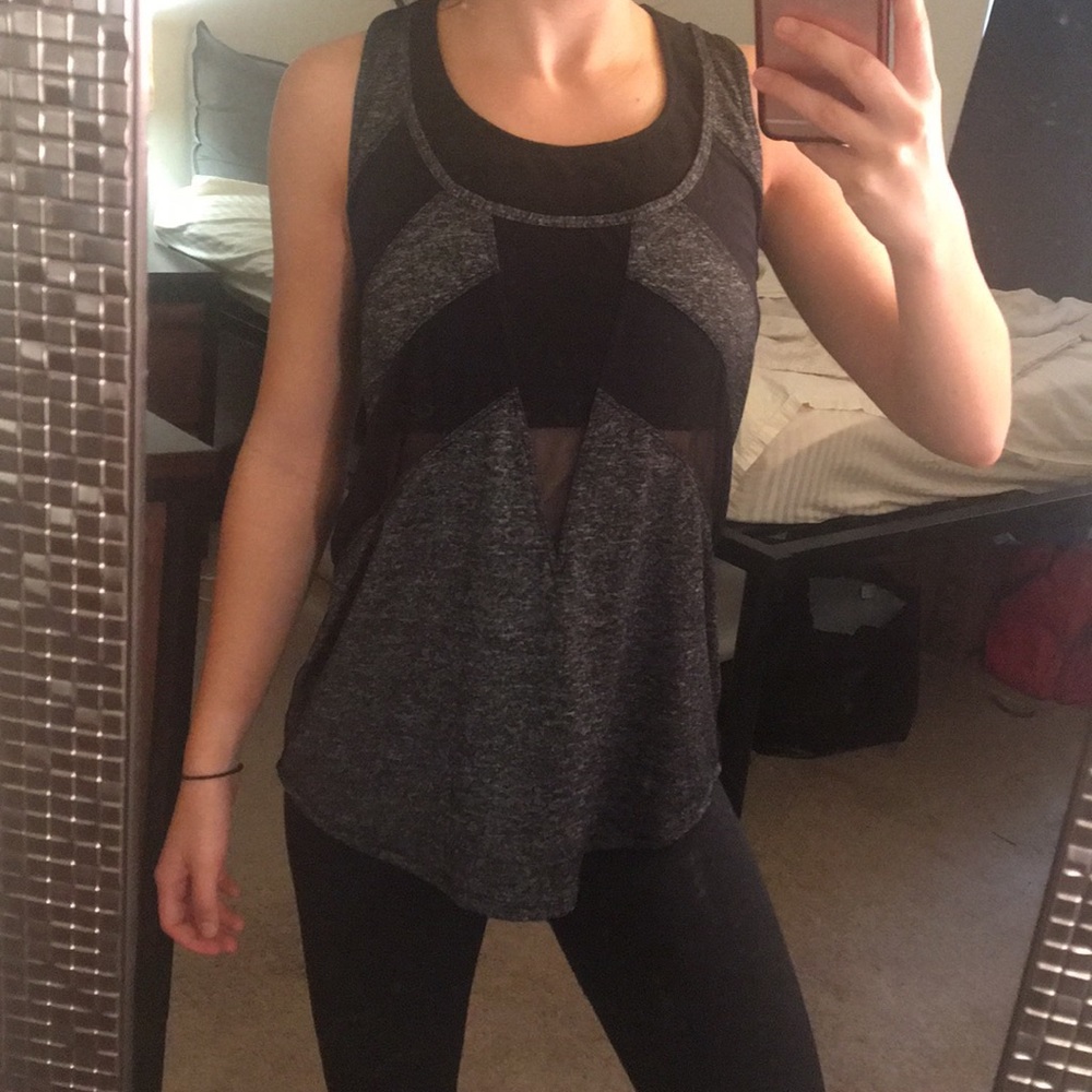 Lululemon Mesh Tank Top Workout Top Size 6